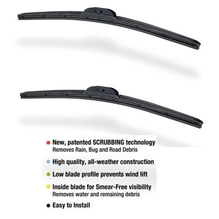 ILC Replacement For MERCEDES BENZ S  CLASS YEAR 2008 PLATINUM WIPER BLADES, WXBAC76 WX-BAC7-6